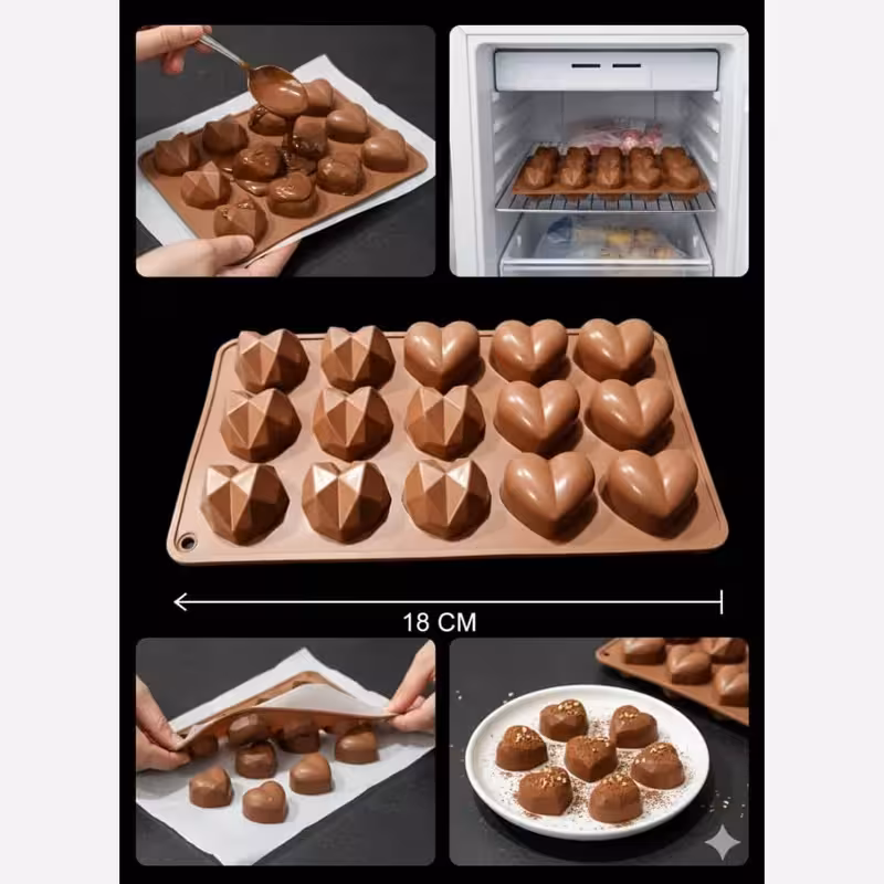 قالب سیلیکونی شکلات کد31