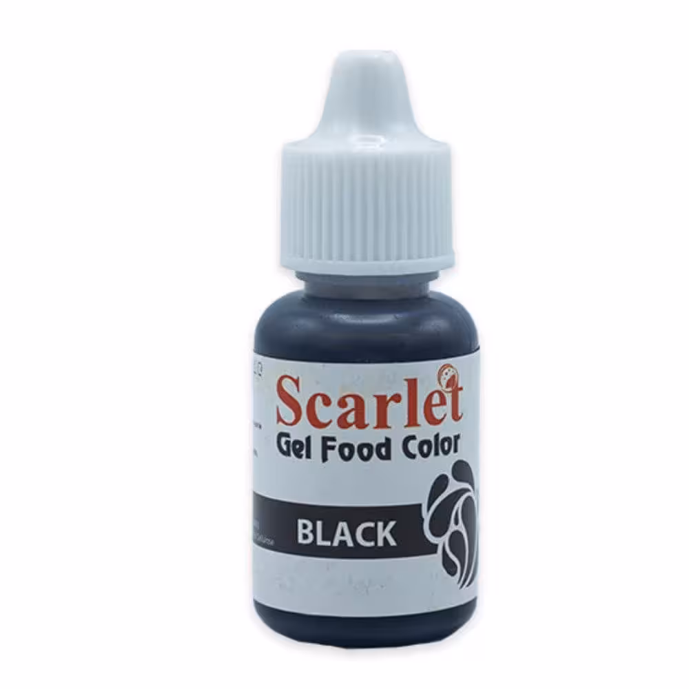رنگ ژله ای 25 گرمی مشکی اسکارلت