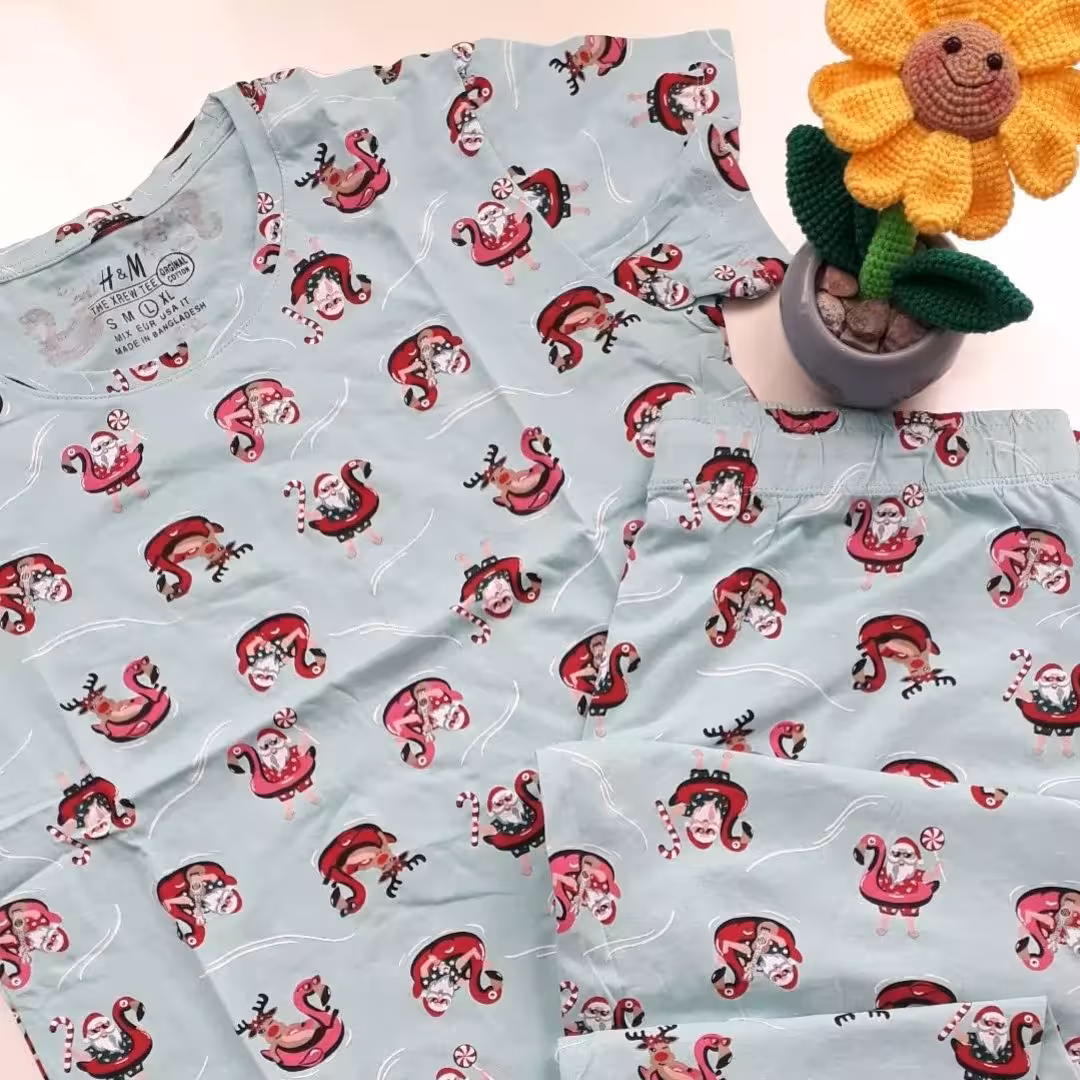 ست تیشرت وشلوار اورجینال کوتون برندH and M 