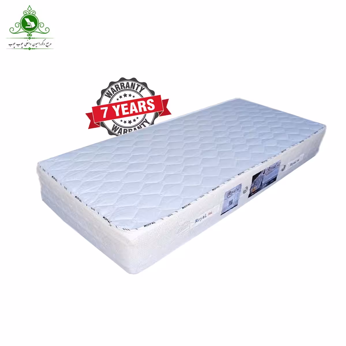 تشک یک نفره نوجوان طبی فنری رویال با 7 سال ضمانت