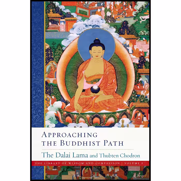 کتاب زبان اصلی Approaching the Buddhist Path  The Library of Wisdom and Compassi