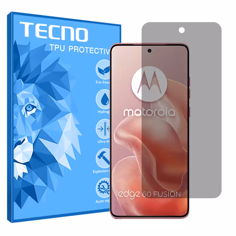 گلس موتورولا Edge 60 Pro مدل هیدروژلی پرایوسی برند تکنو کد S