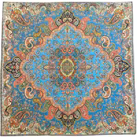 رومیزی مربع ترمه ابریشم کد TRM148