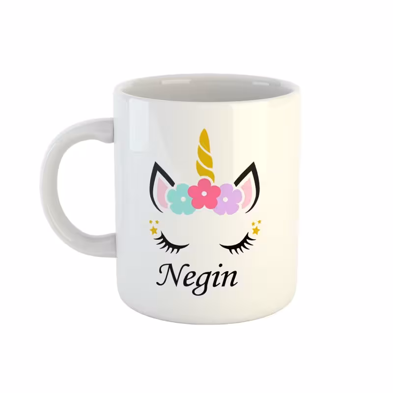 خرید ماگ-لیوان  اسم نگین  unicorn کد 108