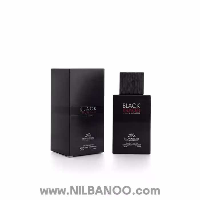 ادکلن مردانه مونارچی مدل Black Thunder