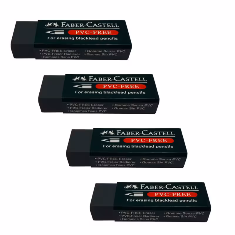 پاک کن فابر کاستل مدل PVC-FREE-188589 بسته 4 عددی