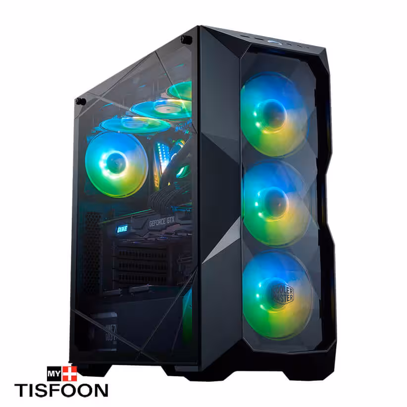 کیس کامپیوتر کولر مستر مدل CoolerMaster MasterBox TD500 CRYSTAL