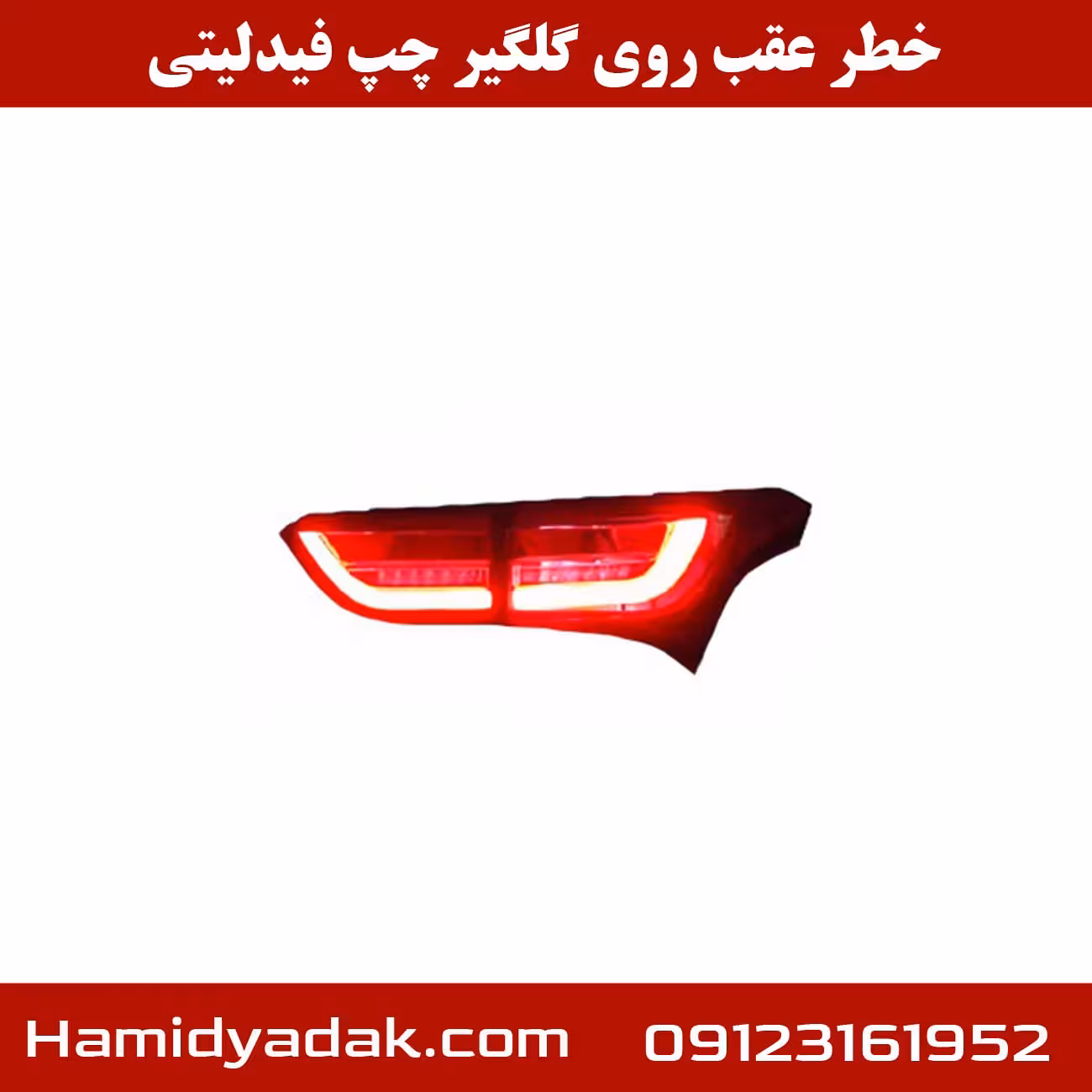 خطر عقب روی گلگیر چپ فیدلیتی
