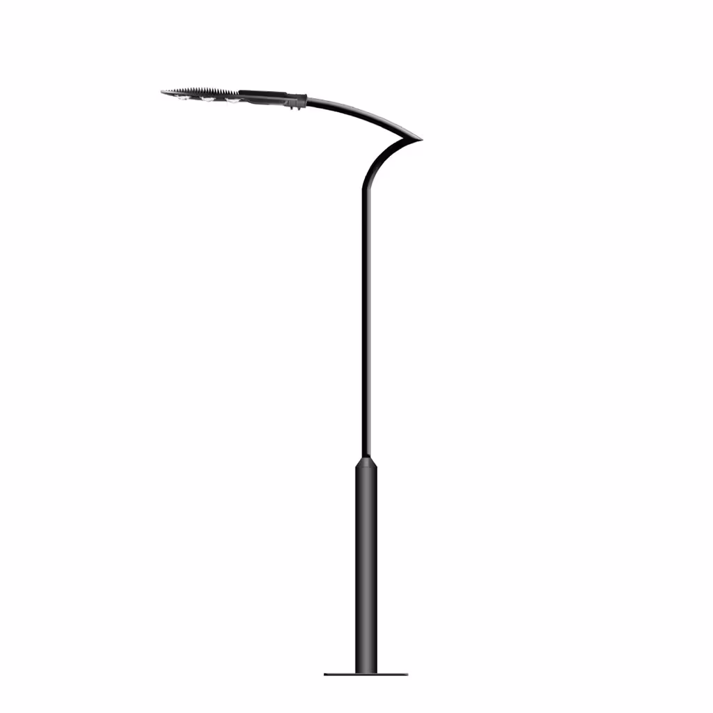 پایه ایستاده چراغ 100 وات خیابانی شعاع مدل SH-ST7161 همراه پایه و بولت