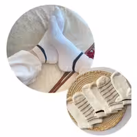 جوراب مچی کرم شیری ترکیبی