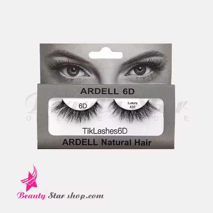 مژه مصنوعی شش بعدی مو طبیعی آردل مدل A33