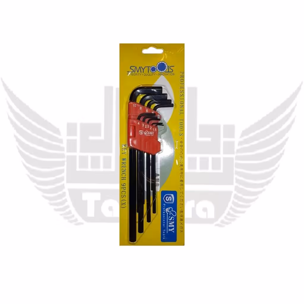 مجموعه آچار آلن 9 عددی SMYTOOLS