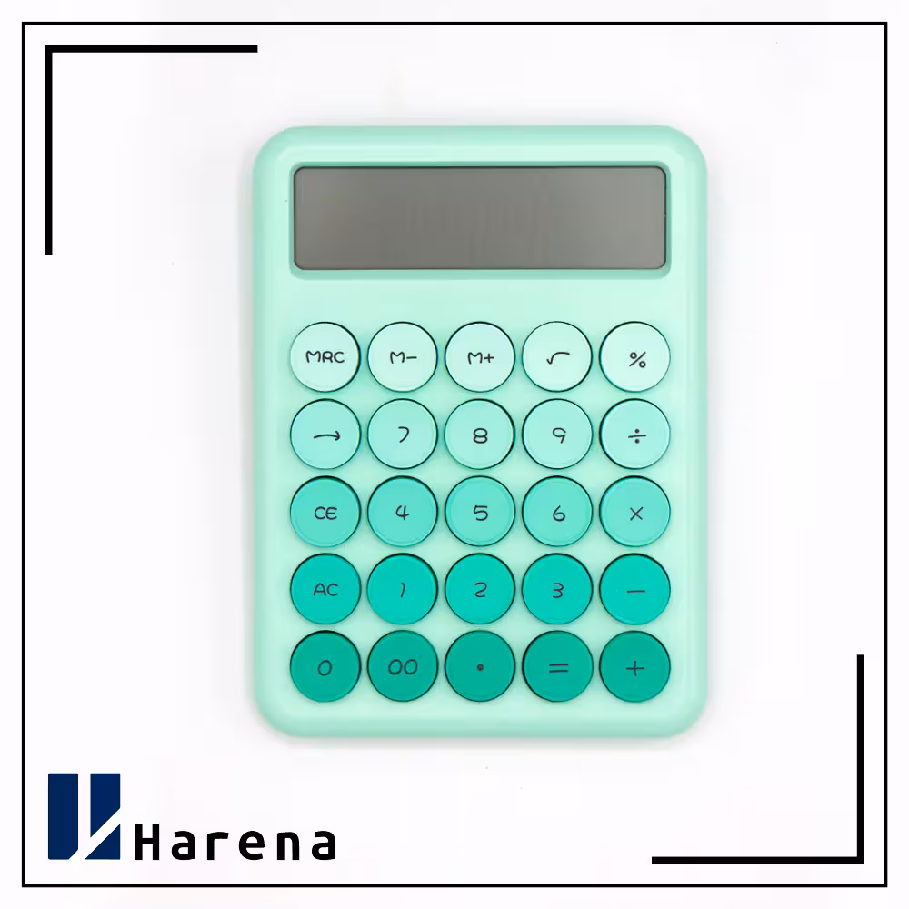 ماشین حساب کد 2288 رنگ سبز