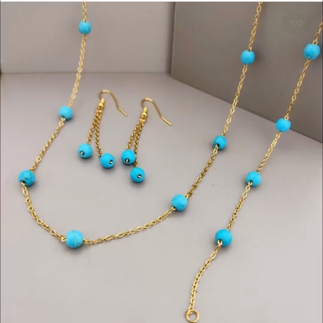 ست زیورآلات فیروزه 