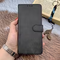 قاب کیفی‌ چرمی سامسونگ A22 4g داخل خز دار