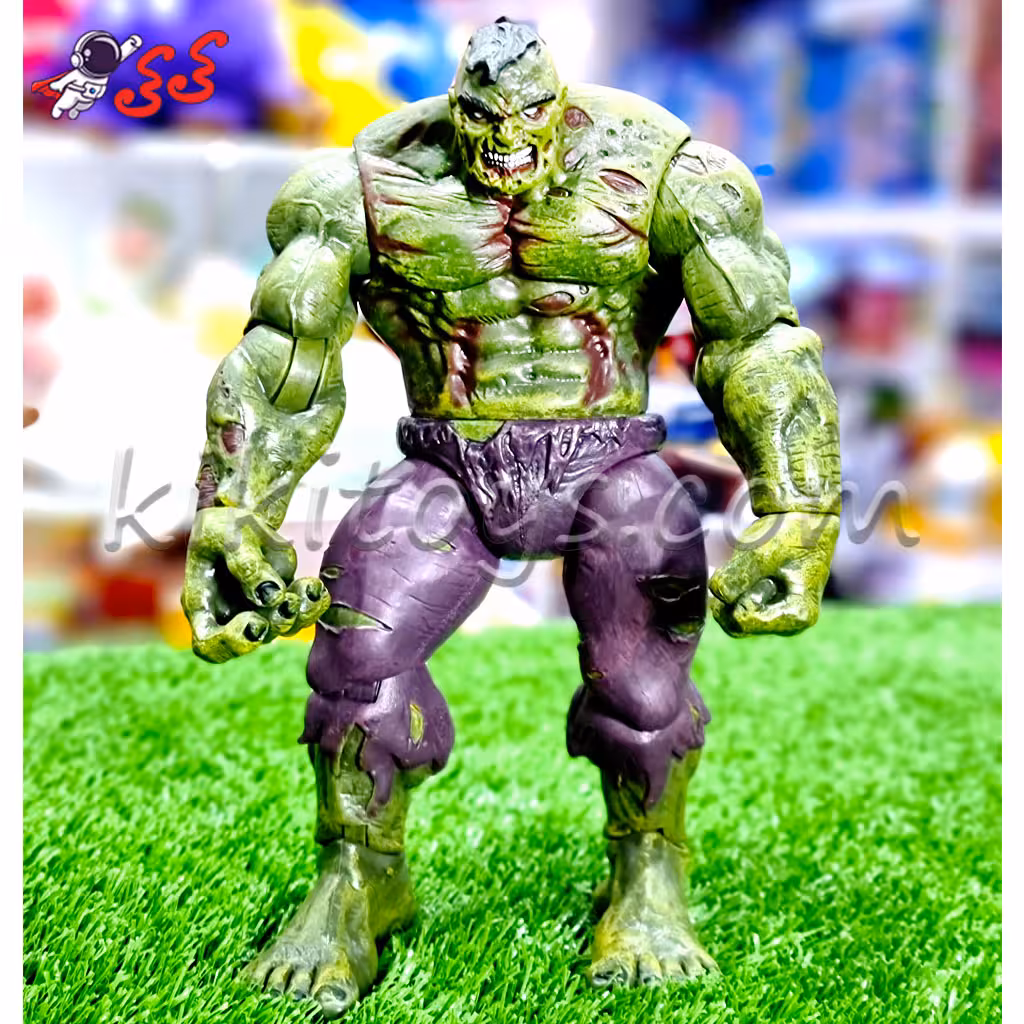 اکشن فیگور هالک سبز زامبی اورجینال مفصلی مارول Hulk