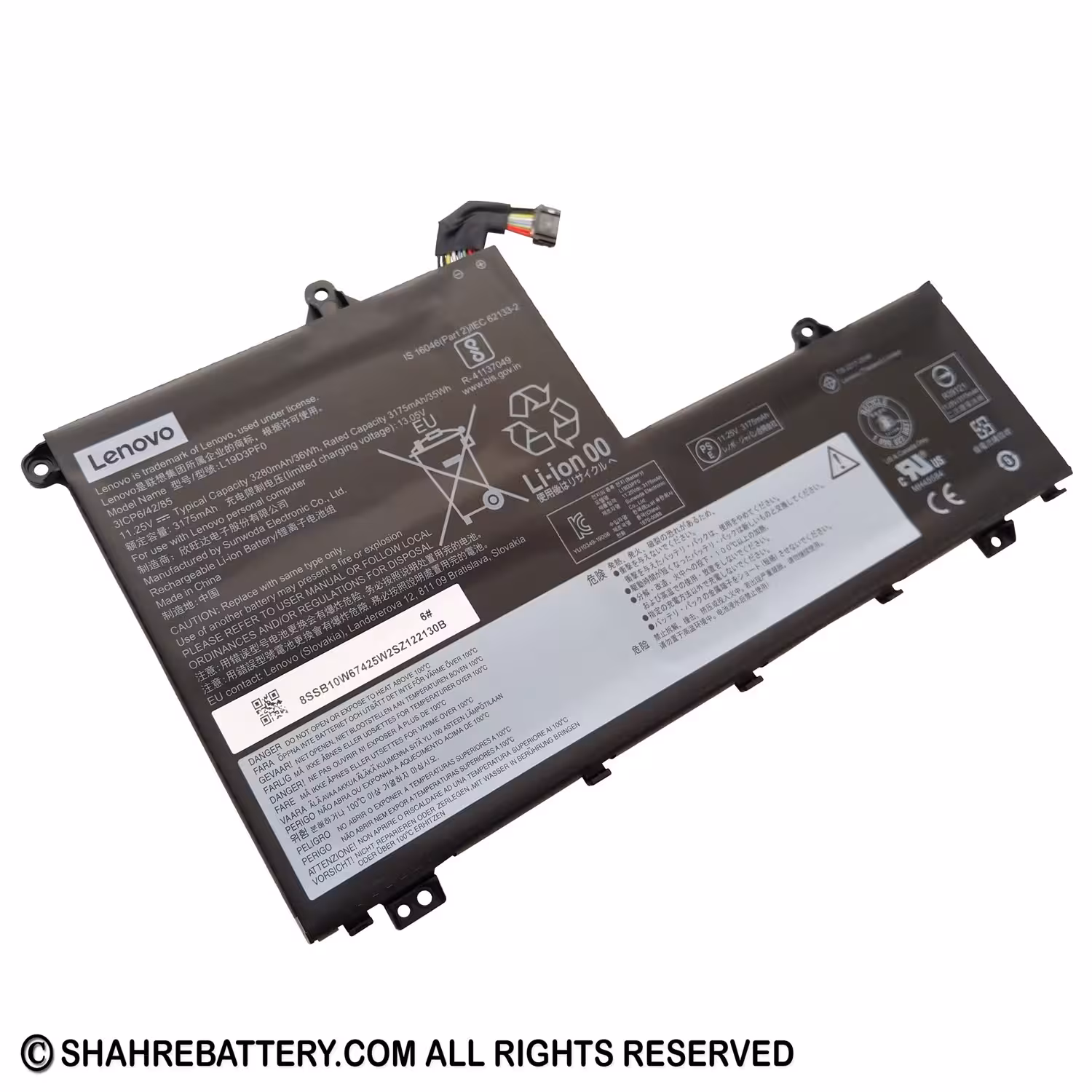 باتری اورجینال لپ تاپ لنوو Lenovo ThinkBook 15-IML L19D3PF0