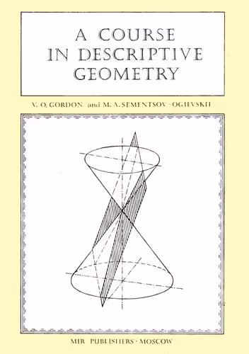 خرید و دانلود نسخه کامل کتاب A Course in Descriptive Geometry