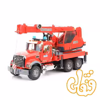 ماشین جرثقیل امداد ماک برودر MACK Granite Crane Truck With Lights And Sound Module 02826