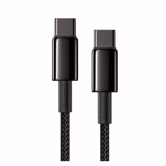 کابل 2 متری Type-C بیسوس مدل Baseus Tungsten Gold Fast CATWJ-A