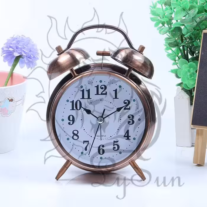 ساعت شماطه دار طرح کلاسیک کد 355