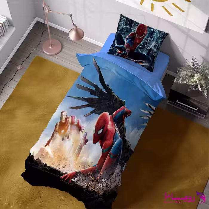 قیمت و خرید روتختی طرح spider man یک نفره برند دکو کد Bd816