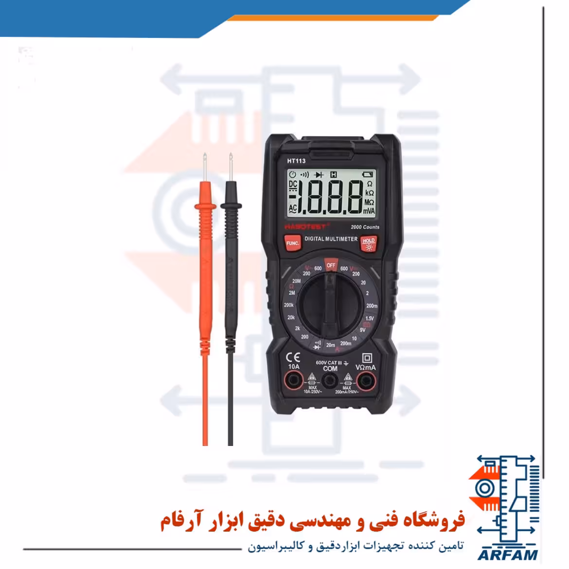 مولتی متر دیجیتال True RMS و NCV هابوتست HABOTEST HT113A
