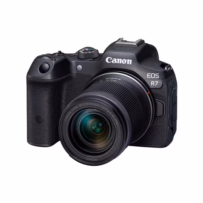 دوربین بدون آینه کانن مدل EOS R7 Mirrorless Camera with 18-150mm