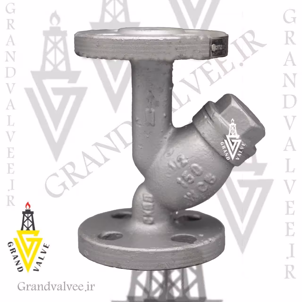 کد:1063 شیر صافی &quot;6 اینچ کلاس 150 فولاد ریخته گری