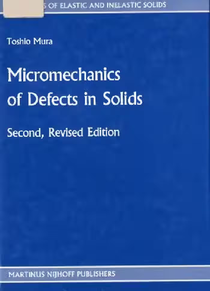 خرید و دانلود نسخه کامل کتاب Micromechanics of defects in solids