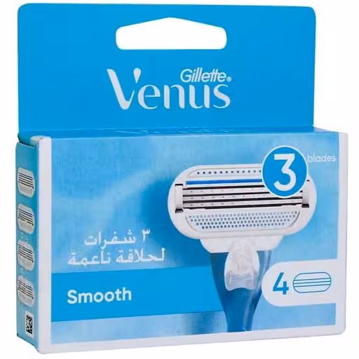 ژیلت تیغ یدک ونوس 3 تیغه ژیلت 4 عددی