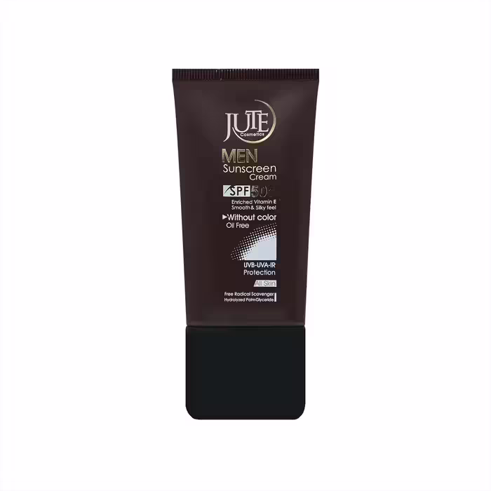 کرم ضدآفتاب  SPF50 آقایان بی‌رنگ ژوت 40 میلی‌لیتر Jute