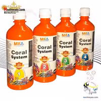 ست حرفه ای مکمل های مهم آکواریوم آب شور کورال سیستم ام اف آکوا