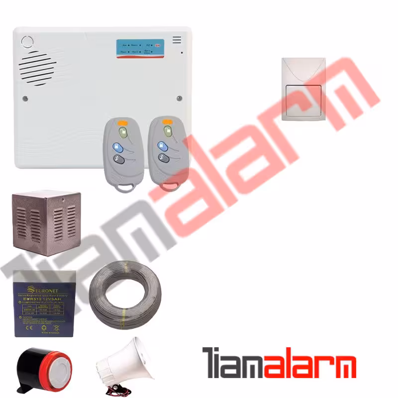 پکیج دزدگیر اماکن باسیم مدل سایلکس تلفنی PD14F1