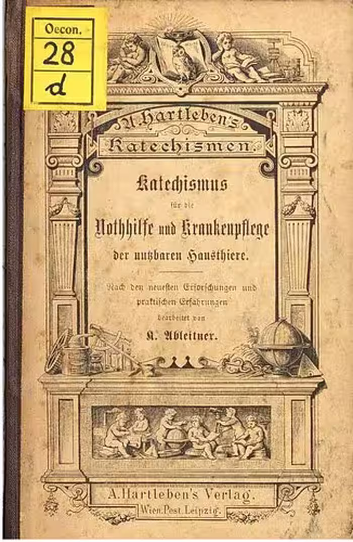 خرید و دانلود نسخه کامل کتاب Katechismus für die Nothhilfe [Nothilfe] und Krankenpflege der nutzbaren Hausthiere [Haustiere]