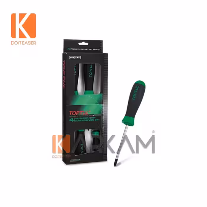 پيچگوشتی جعبه ای چهارسو 4 عددی GAAE0401 تاپ تول