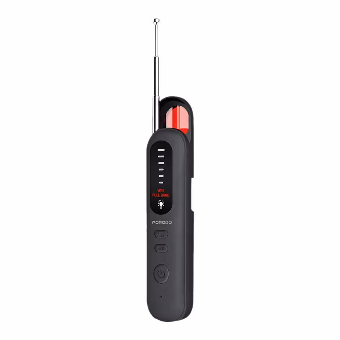 ردیاب امواج دوربین و میکروفون مخفی Porodo Spy Guard Wireless Signal & Camera Detector PD-ETK11-BK
