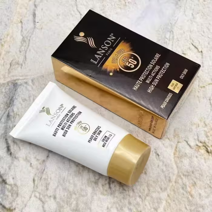 کرم ضد آفتاب رنگیSPF50 لانسون شماره 1