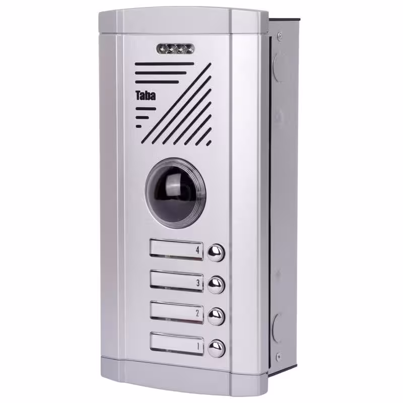 پنل آیفون تصویری تابا الکترونیک 4 واحدی TVP-1820