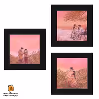 تابلو سه تایی LOVE راویتا (ravita)