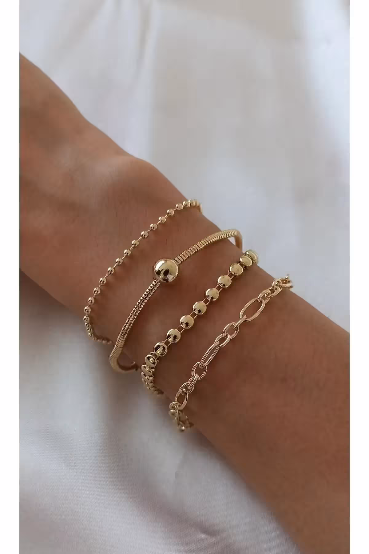 دستبند ترکیبی اسپرت چهارتایی - 2035