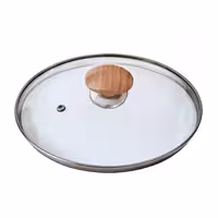 درب قابلمه و تابه طرح چوب سایز 20 | کالا مکس