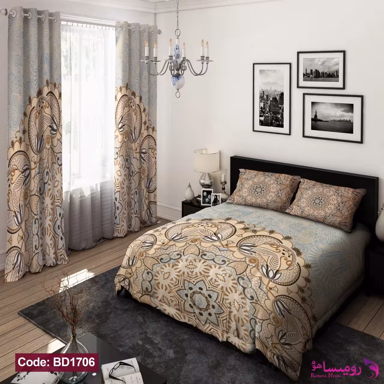 روتختی طرح ماندالا برند دکو کد BD1706