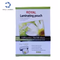 طلق پرس 7*10  150 میکرون مدل رویال  بسته 100 عددی