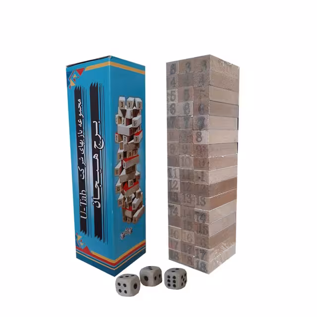 بازی فکری جنگا مدل برج هیجان سه کاره