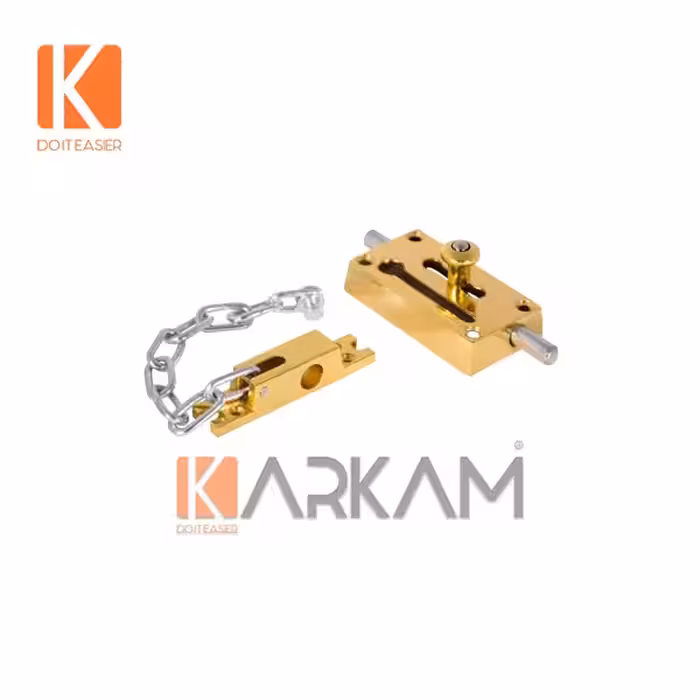 زنجير پشت دری کشودار طلايی ويلکا