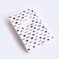 دفترچه خط دار طرح چشم کیچ بوک (KITSCH BOOK)
