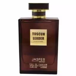ادکلن مردانه توسکان ادوپرفیوم  Tuscun leader مدل جاسپر برند حجم 100میلی لیتر رایحه گرم  و تلخ