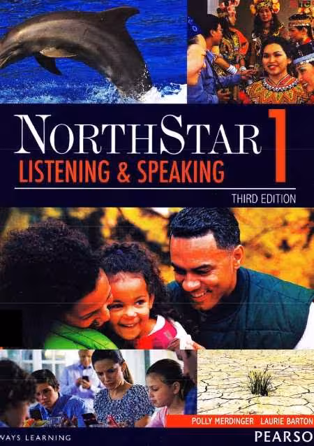 کتاب North Star Listening and Speaking Level 1 ( چاپ رنگی )نورت استار لیستنینگ اند اسپیکینگ 1
