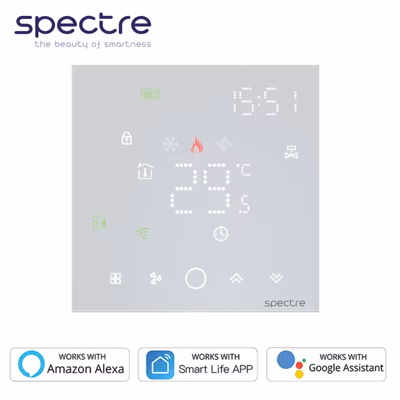 کلید ترموستات لمسی هوشمند اشنایدر مدل WiFi Smart TSR13